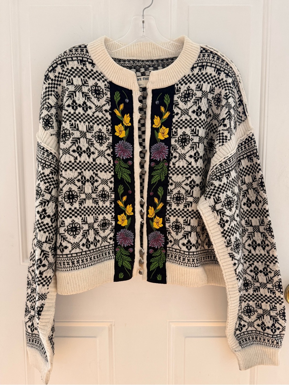 Free People WE THE FREE Nordic Cardigan - New! - Large